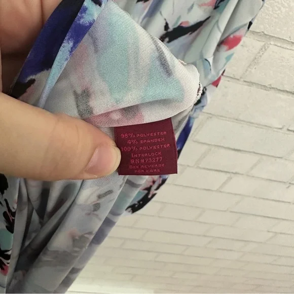 212 COLLECTION Floral Tie Waist Sleeveless Dress - Picture 6 of 10